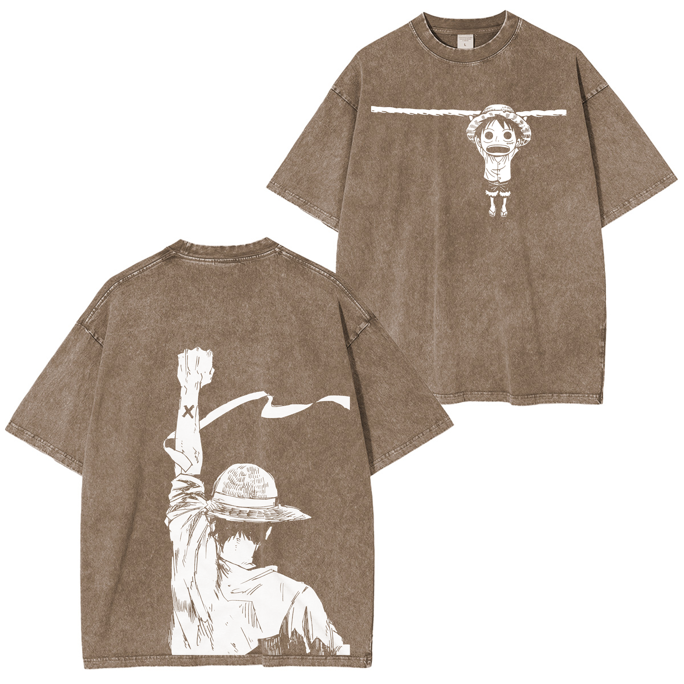 Luffy,One Piece Anime Washed T-shirt/Crewneck/Hoodie