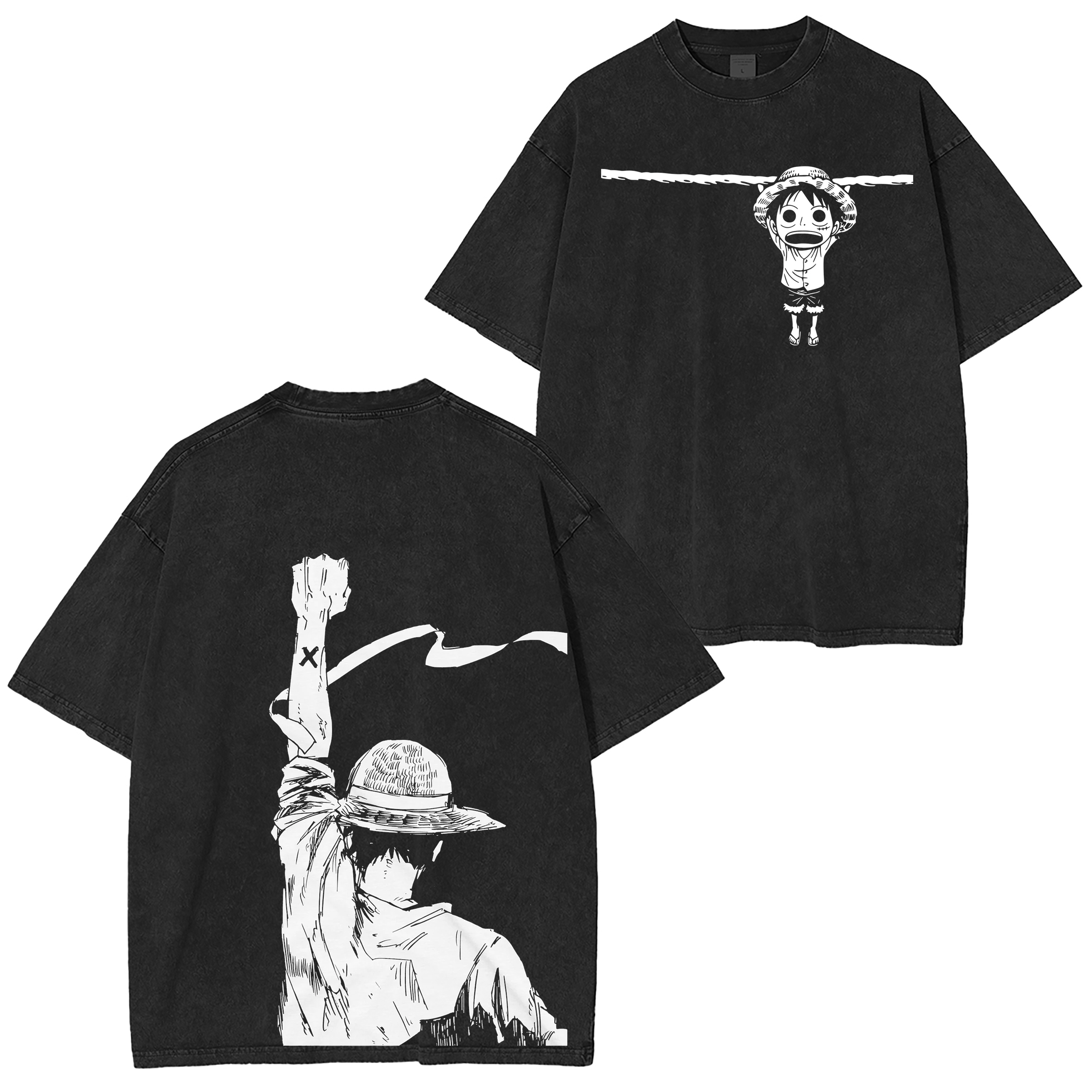 Luffy,One Piece Anime Washed T-shirt/Crewneck/Hoodie