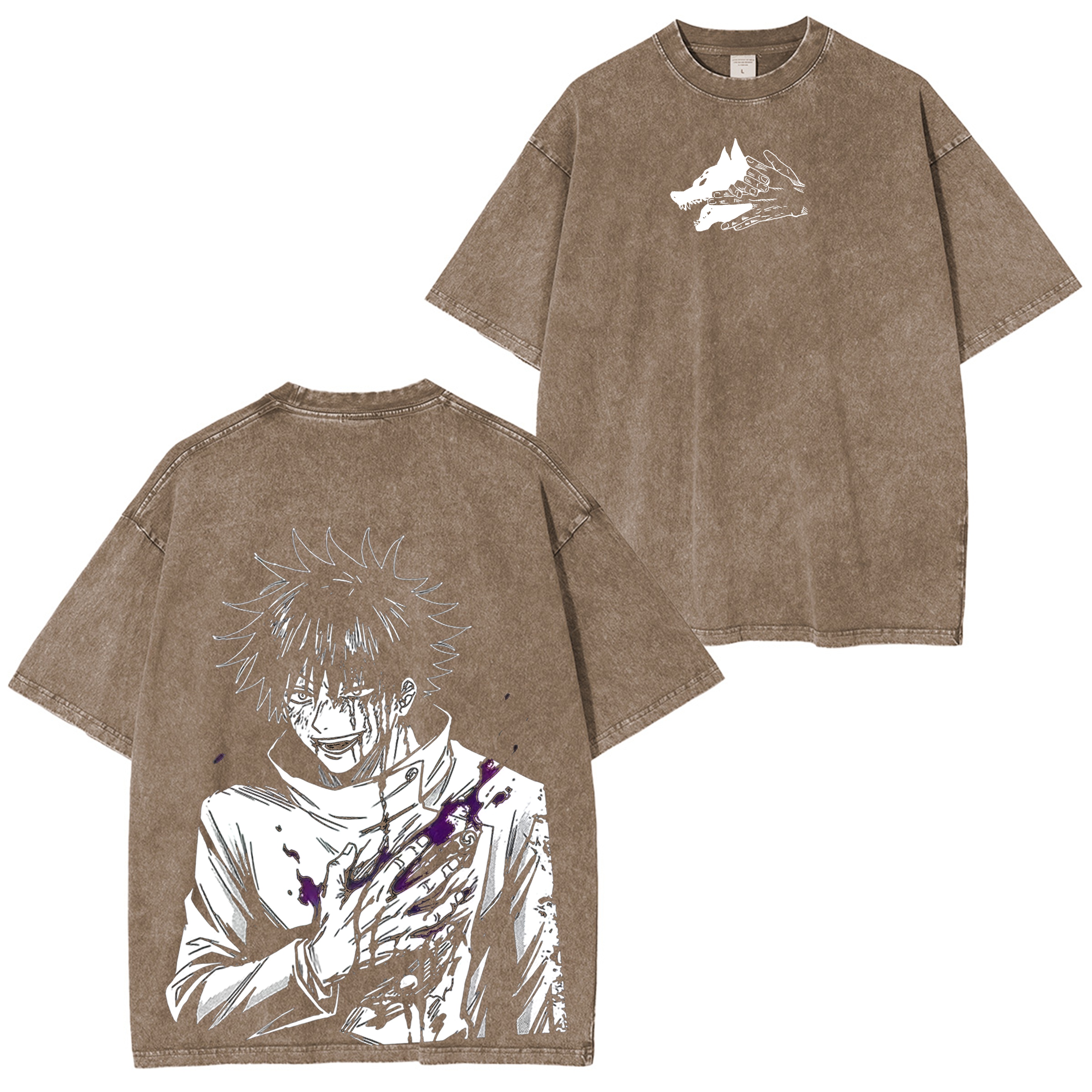 Megumi Fushiguro,Jujutsu Kaisen Washed T-shirt/Crewneck/Hoodie
