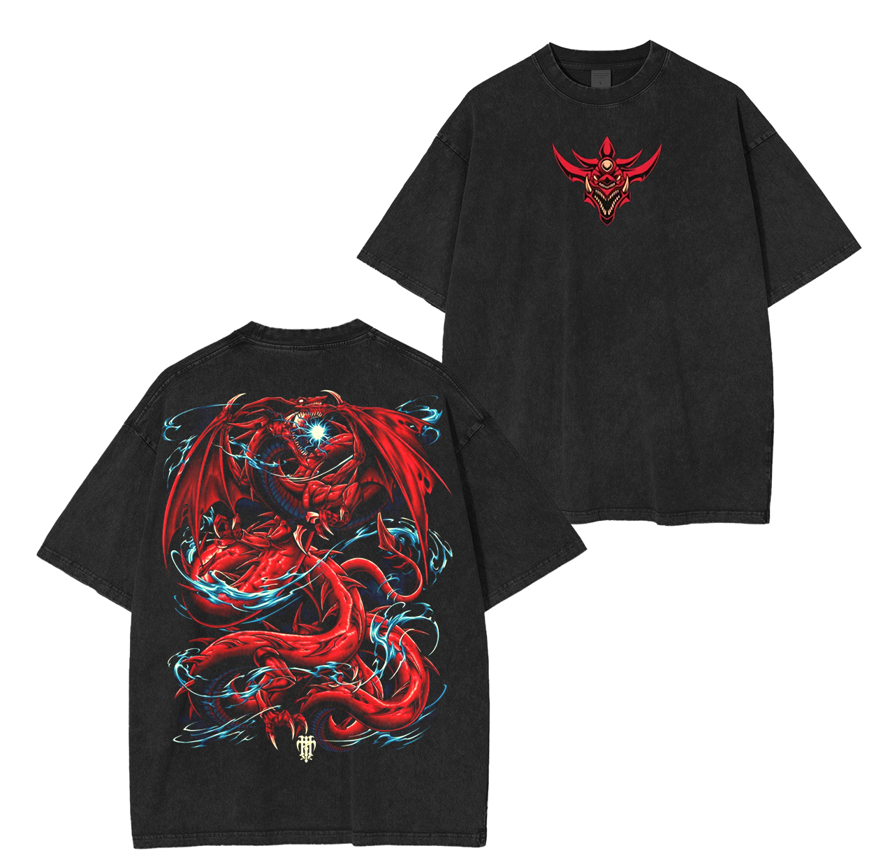Slifer the Sky Dragon Anime Unisex Washed T-Shirt