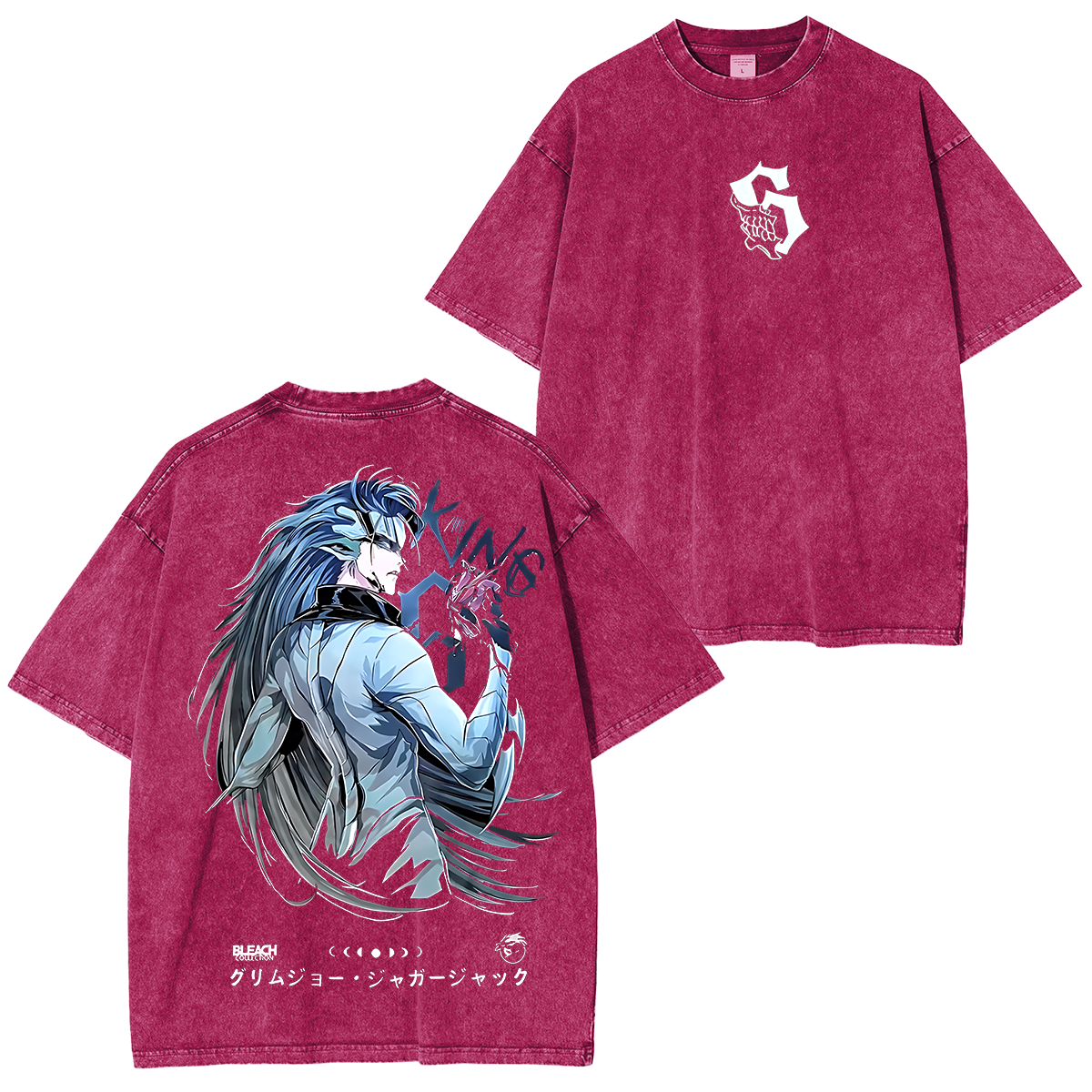Grimmjow ,Bleach Anime Unisex Washed T-Shirt