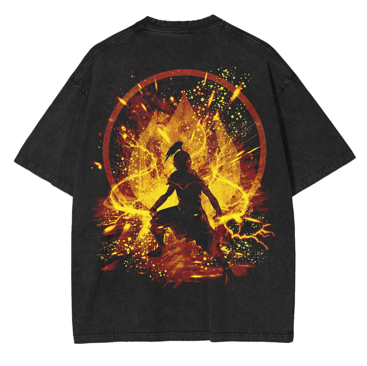 Avatar the Last Airbender Anime Unisex Washed T-Shirt