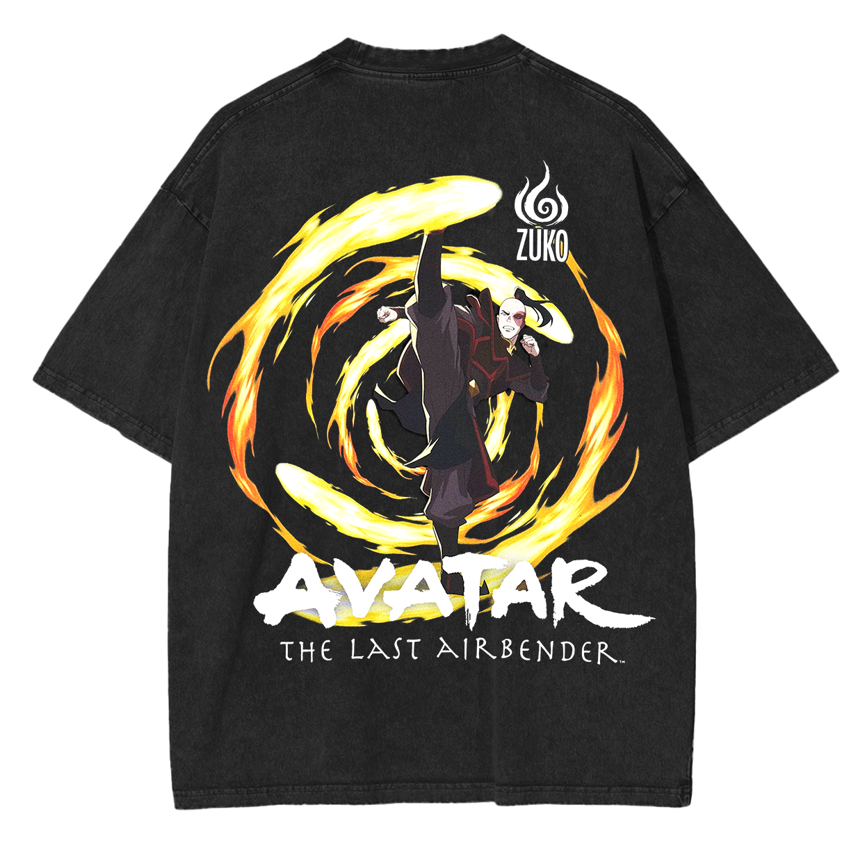 Avatar the Last Airbender Anime Unisex Washed T-Shirt