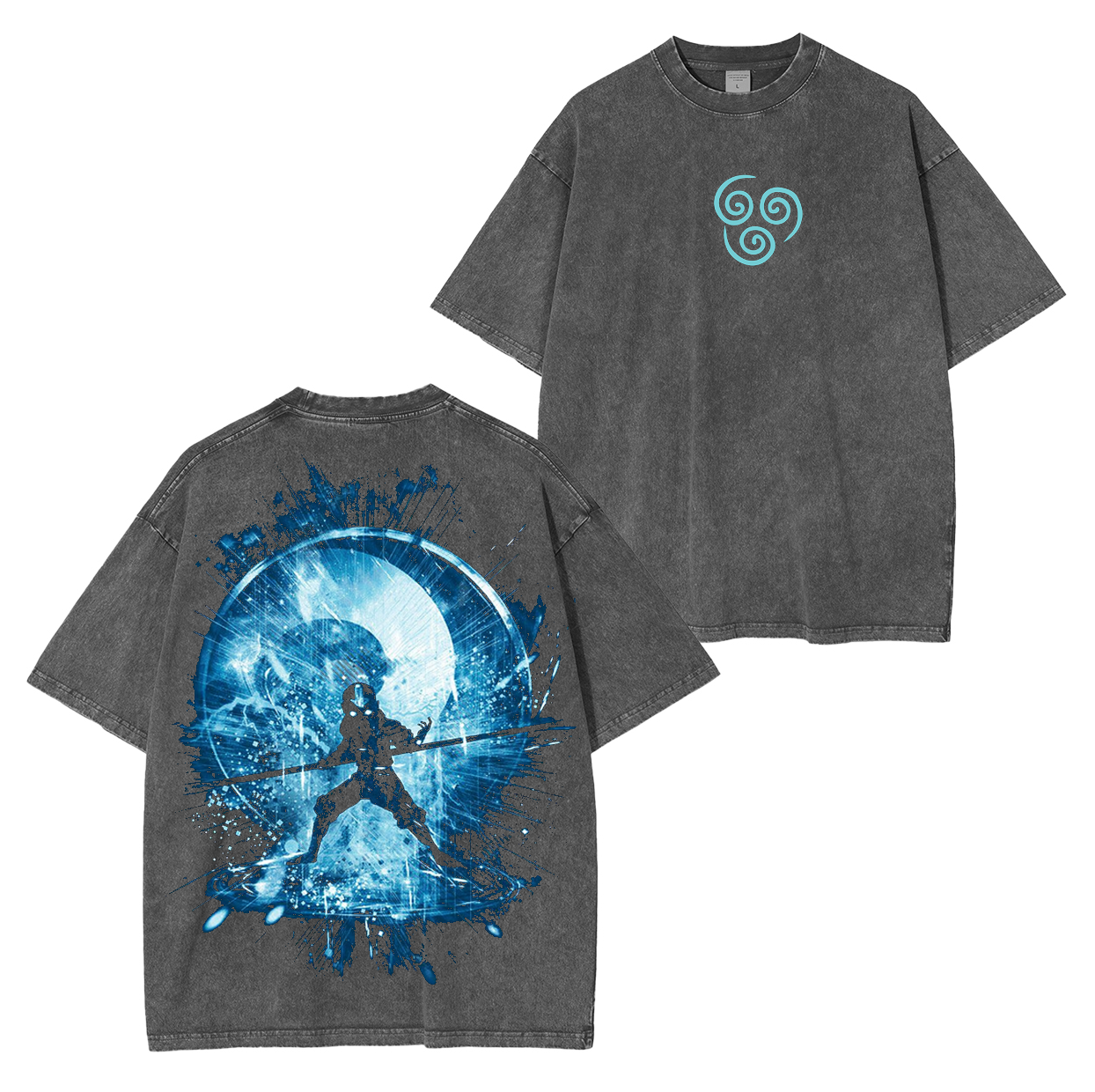Avatar the Last Airbender Anime Unisex Washed T-Shirt
