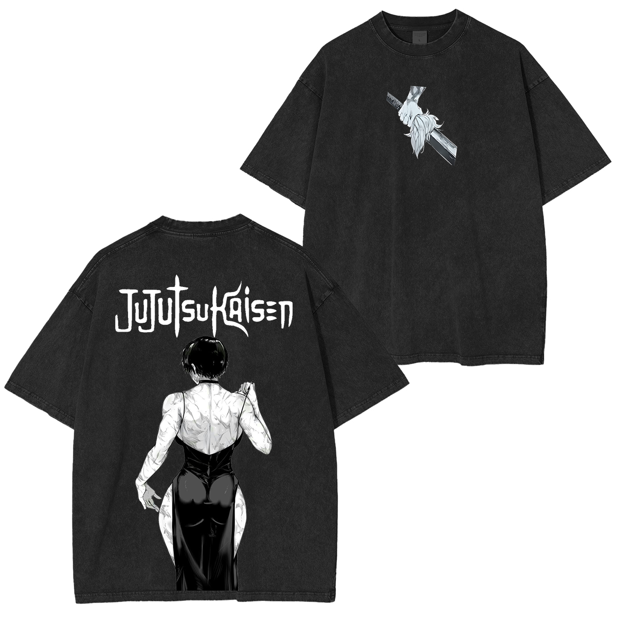 Jujutsu Kaisen Anime Unisex Washed T-Shirt