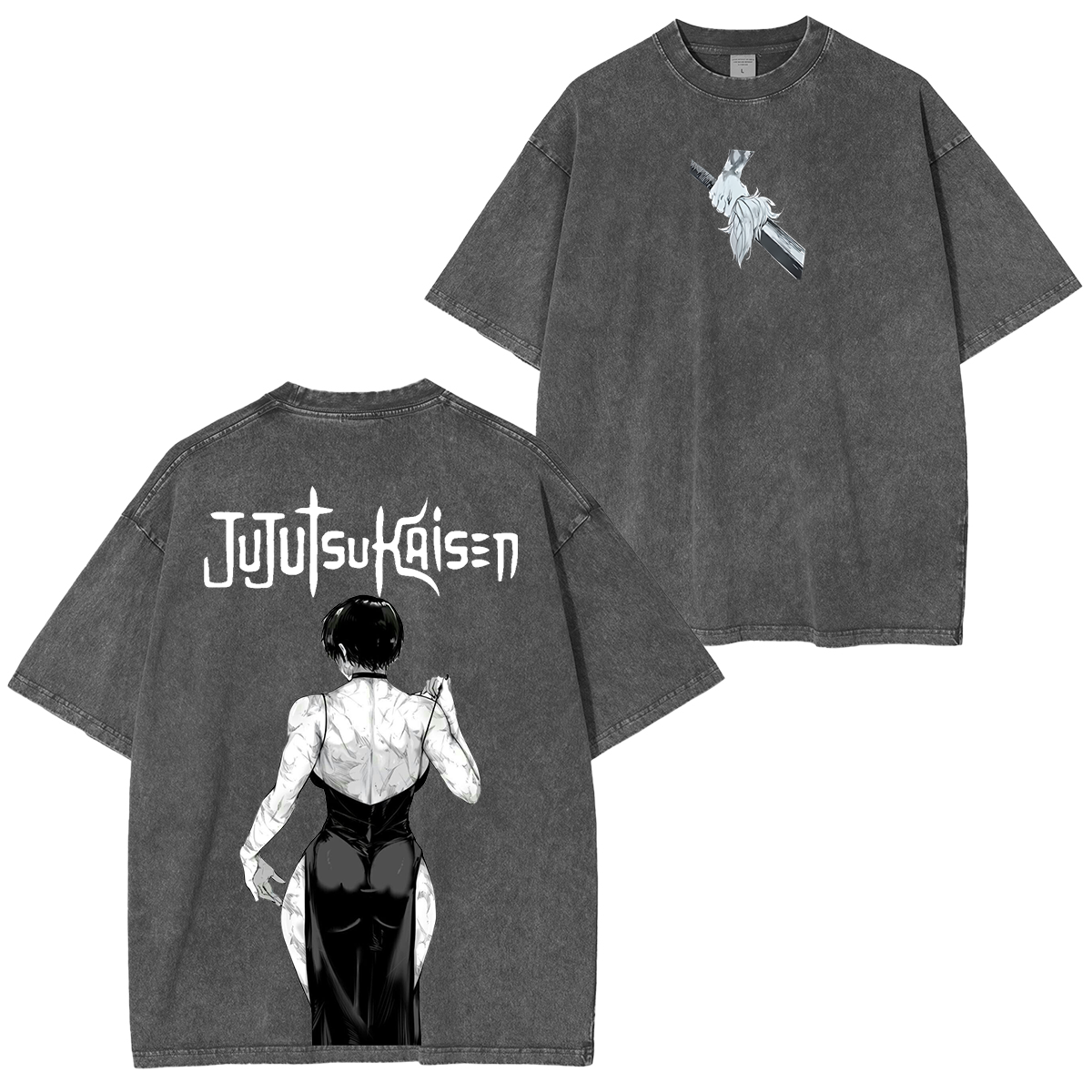 Jujutsu Kaisen Anime Unisex Washed T-Shirt