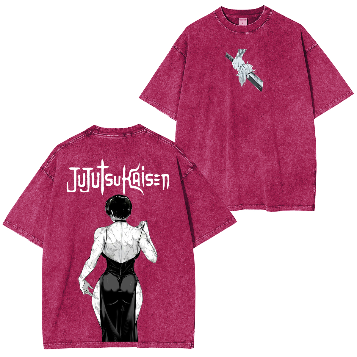 Jujutsu Kaisen Anime Unisex Washed T-Shirt