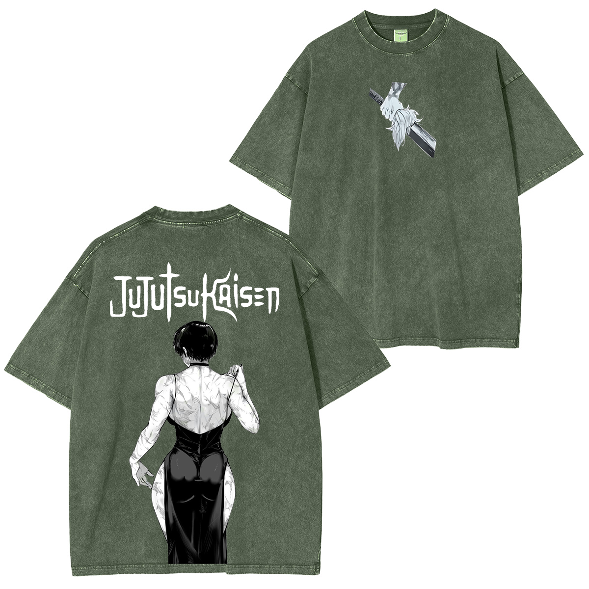 Jujutsu Kaisen Anime Unisex Washed T-Shirt