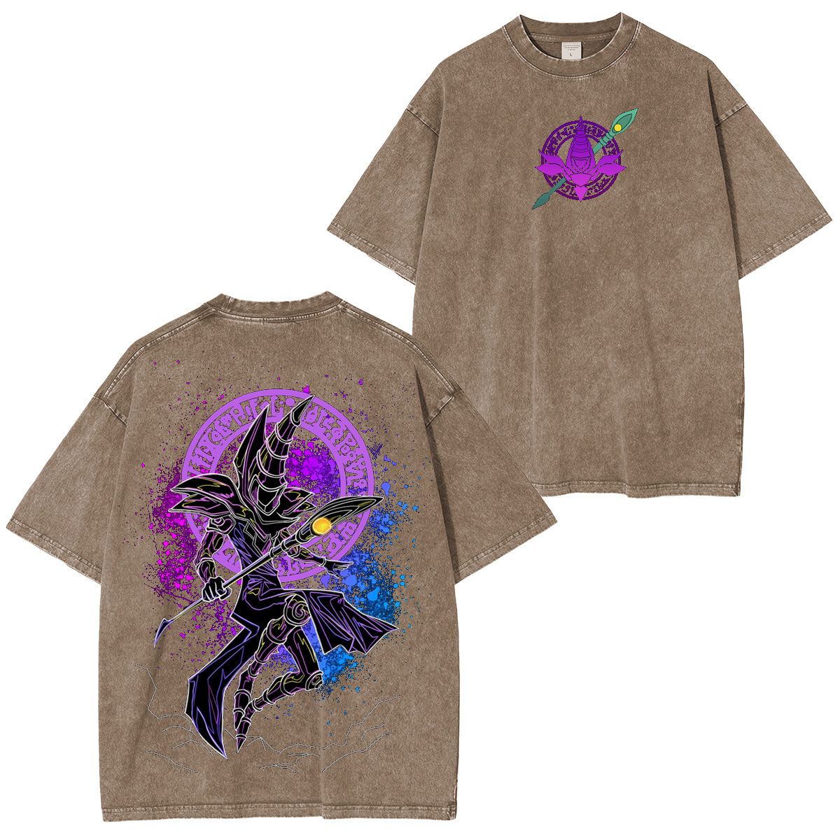 Dark magician,Yu-Gi-Oh! Unisex Washed T-Shirt