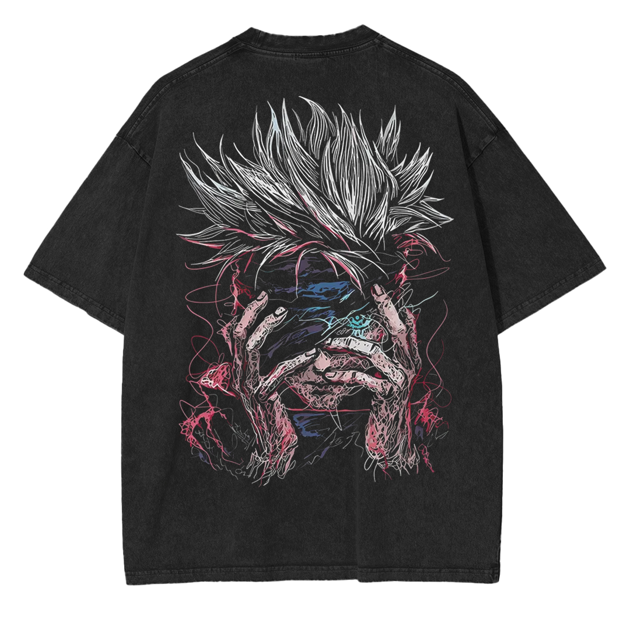 GOJO,Jujutsu Kaisen Anime Unisex Washed T-Shirt