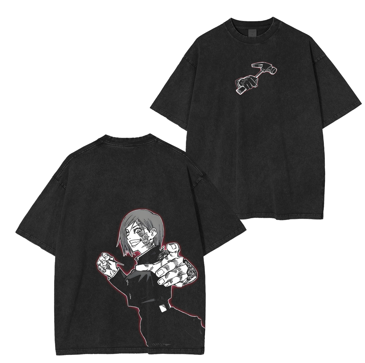 Jujutsu Kaisen Anime Unisex Washed T-Shirt