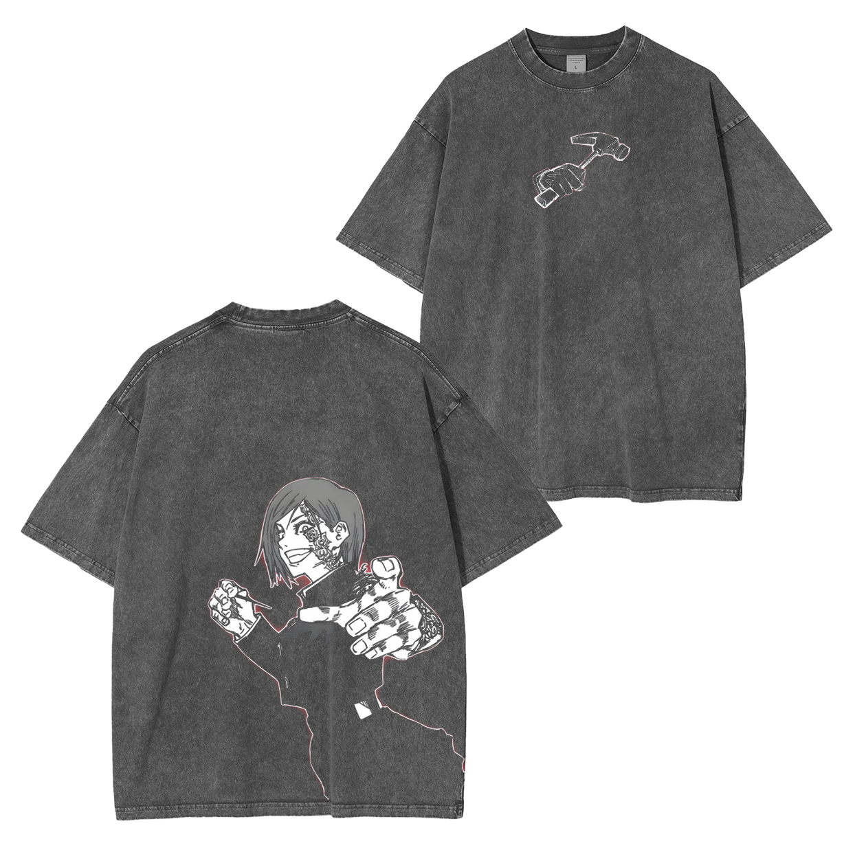 Jujutsu Kaisen Anime Unisex Washed T-Shirt