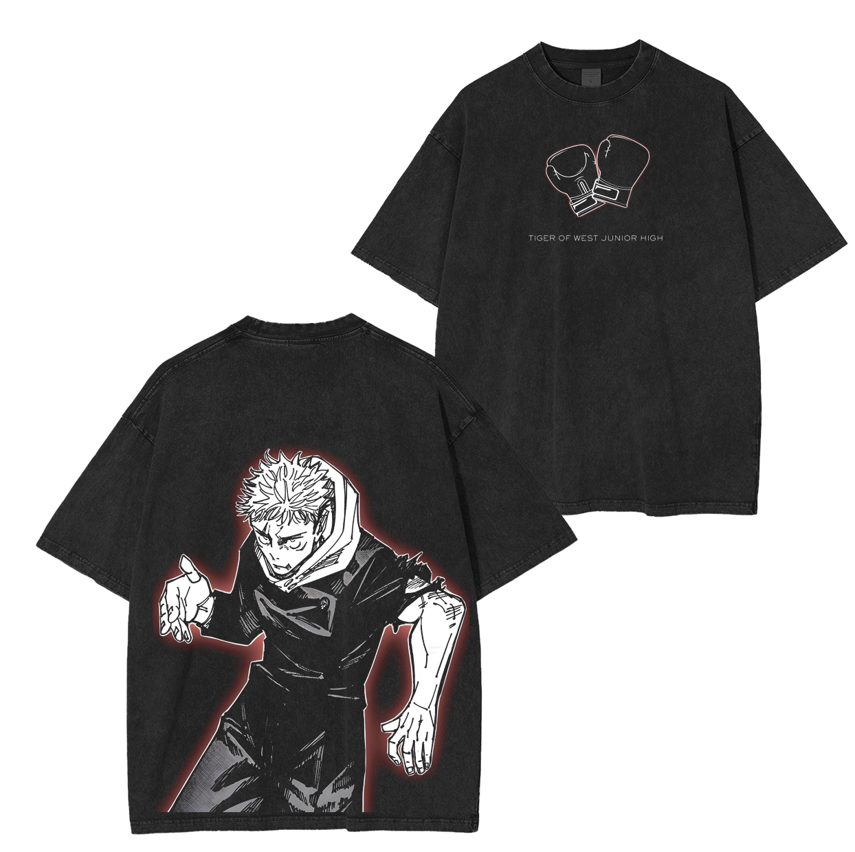 Jujutsu Kaisen Anime Unisex Washed T-Shirt