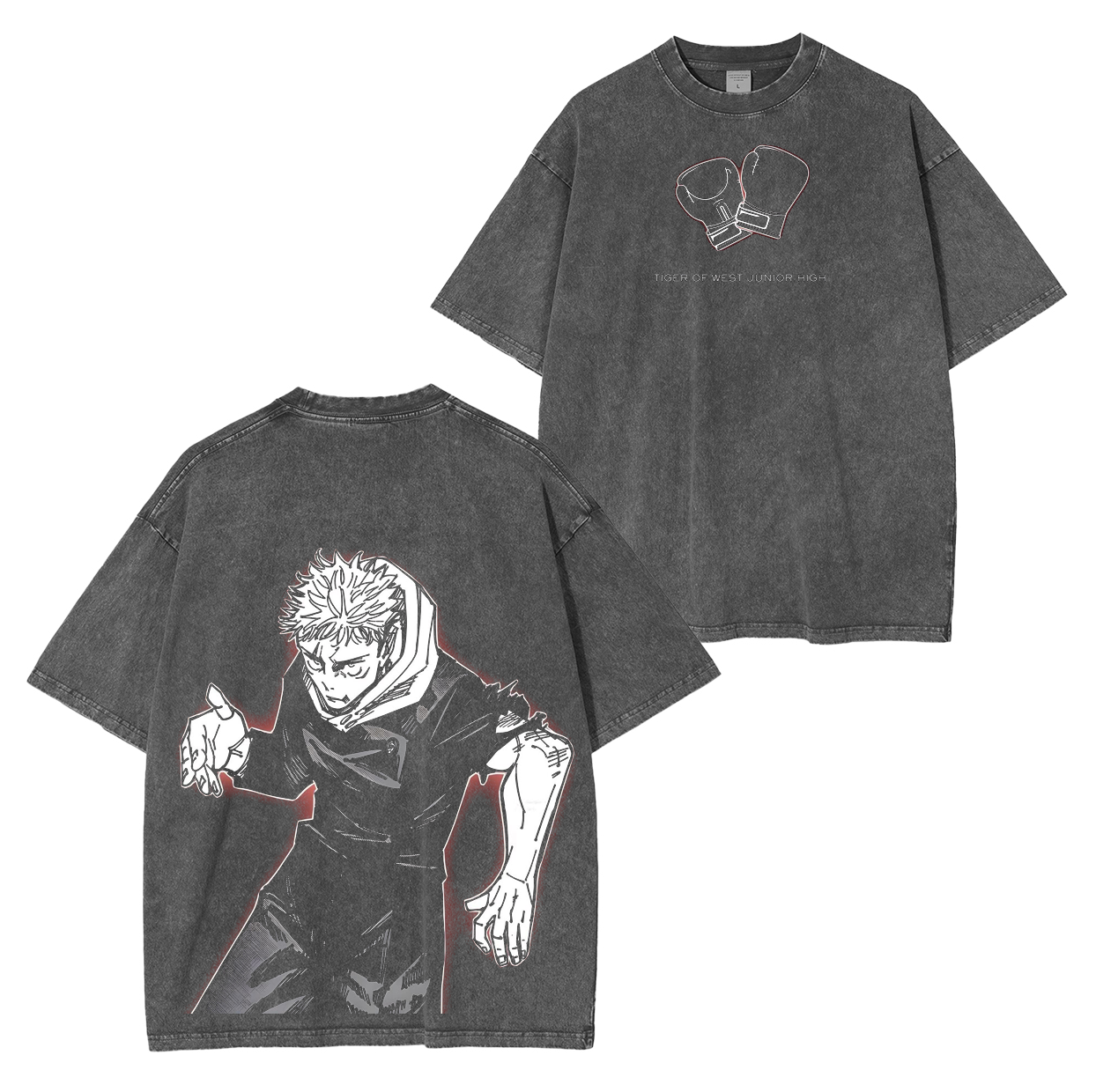 Jujutsu Kaisen Anime Unisex Washed T-Shirt