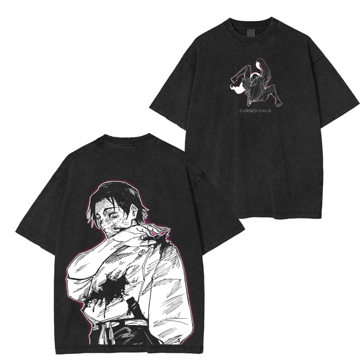 Jujutsu Kaisen Anime Unisex Washed T-Shirt
