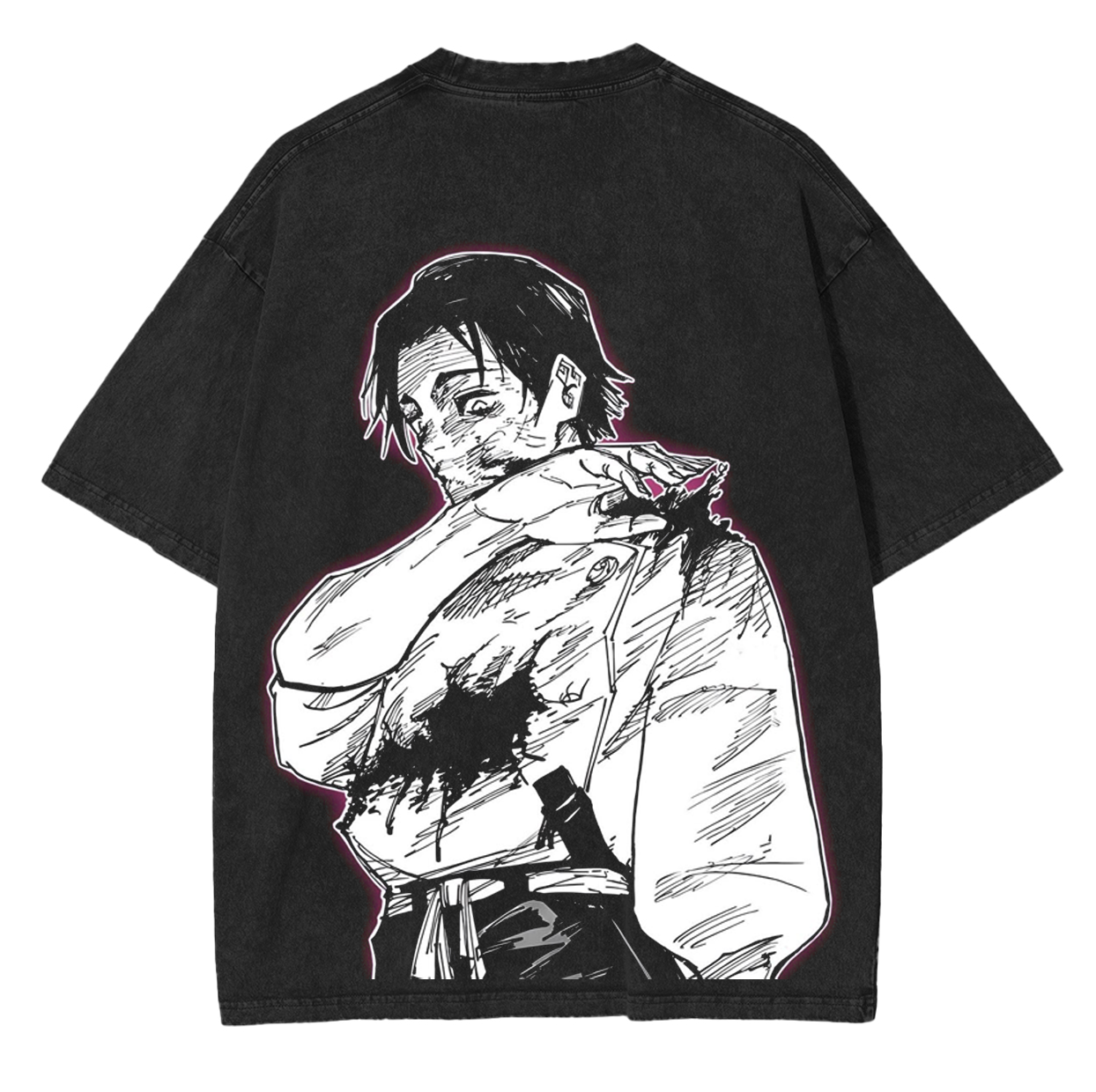 Jujutsu Kaisen Anime Unisex Washed T-Shirt