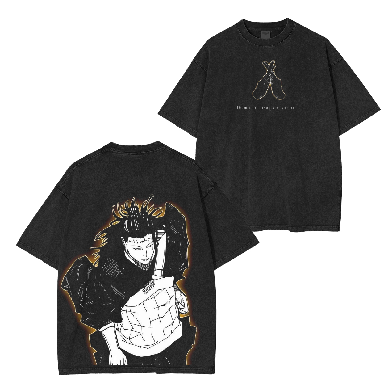 Jujutsu Kaisen Anime Unisex Washed T-Shirt