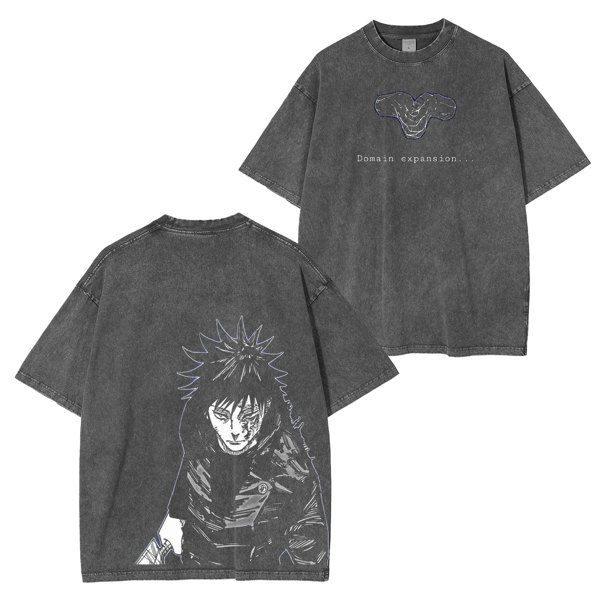 Jujutsu Kaisen Anime Unisex Washed T-Shirt