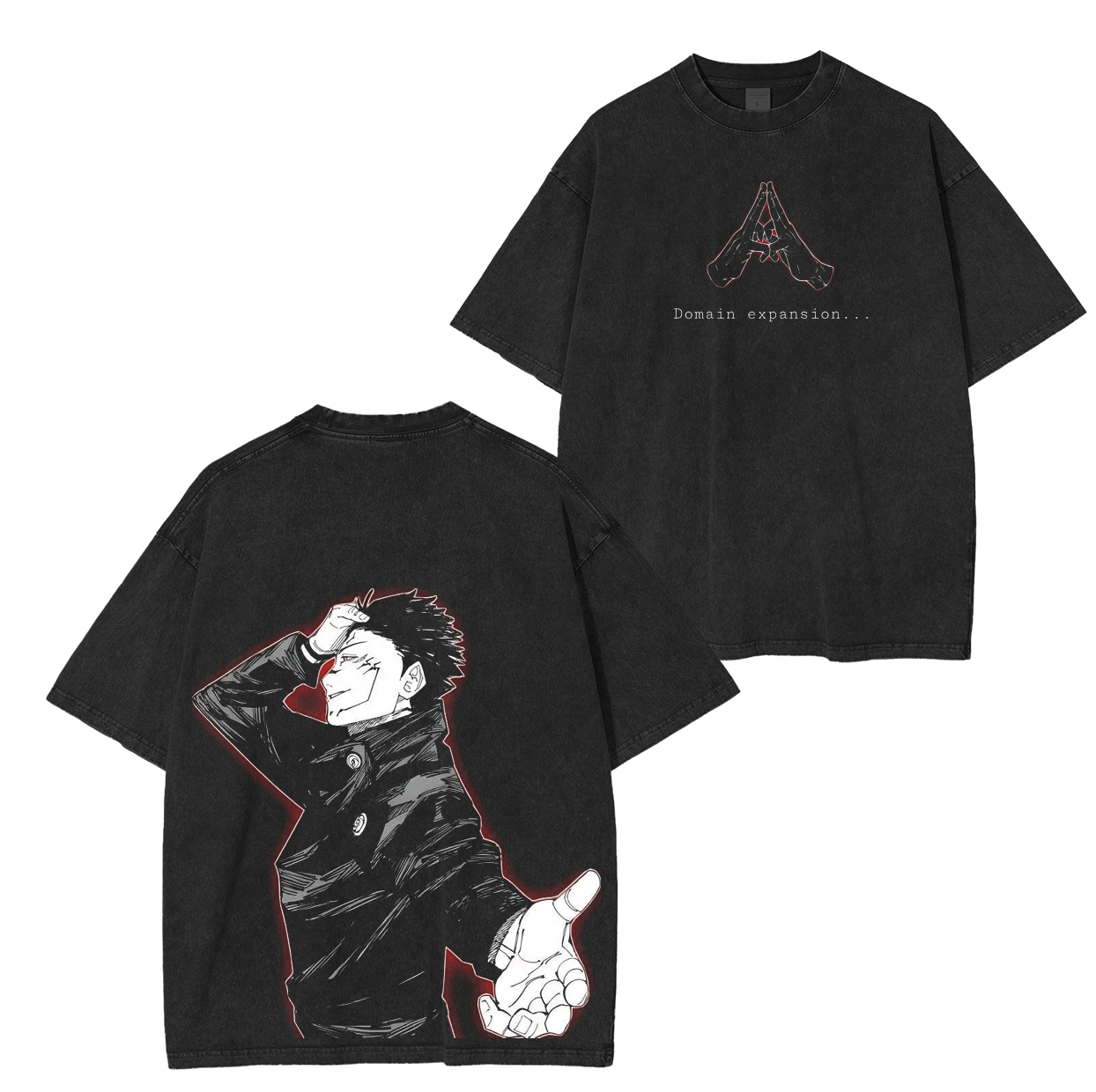 Jujutsu Kaisen Anime Unisex Washed T-Shirt