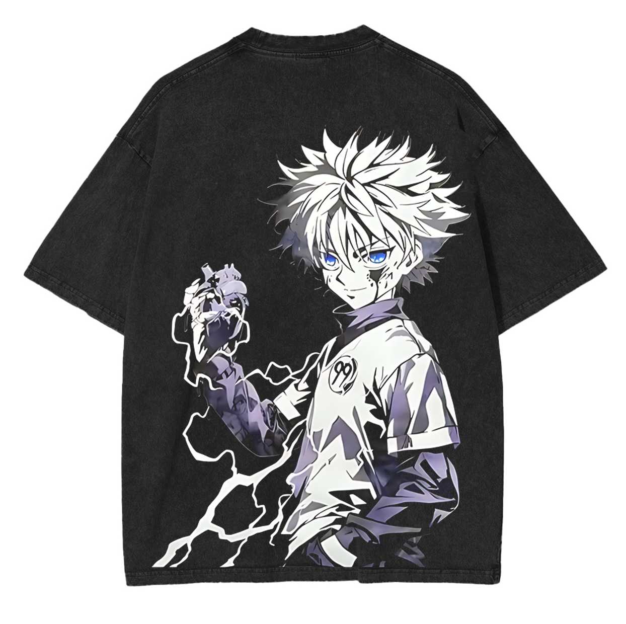 Killua Zoldyck,Hunter �� Hunter Anime Unisex Washed T-Shirt