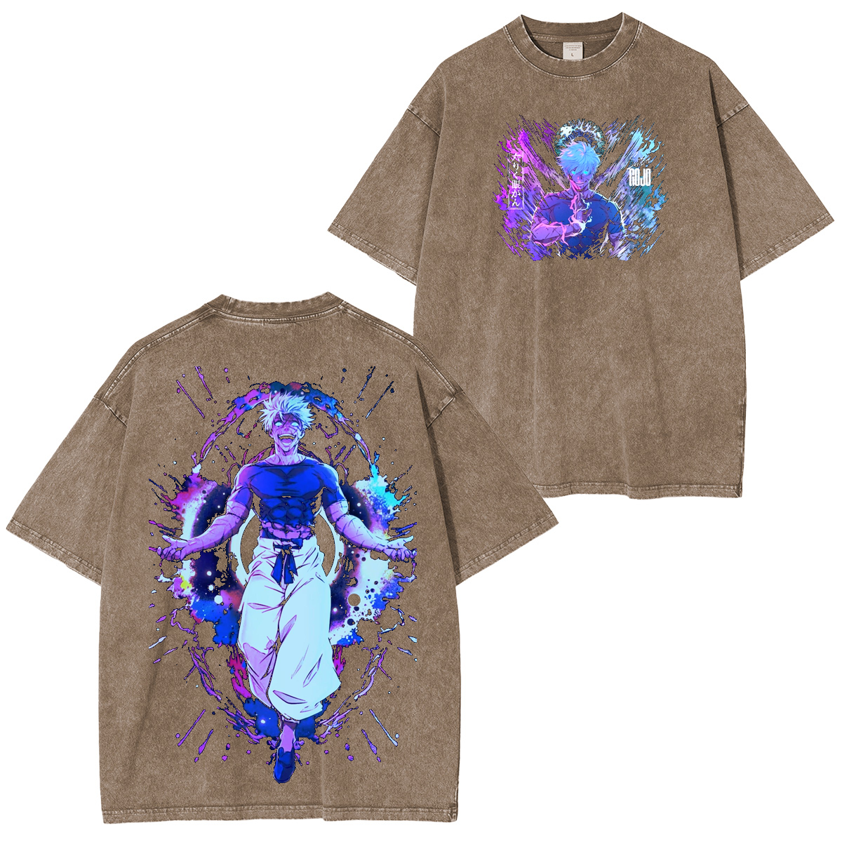 Satoru Gojo,Jujutsu Kaisen Anime Unisex Washed T-Shirt