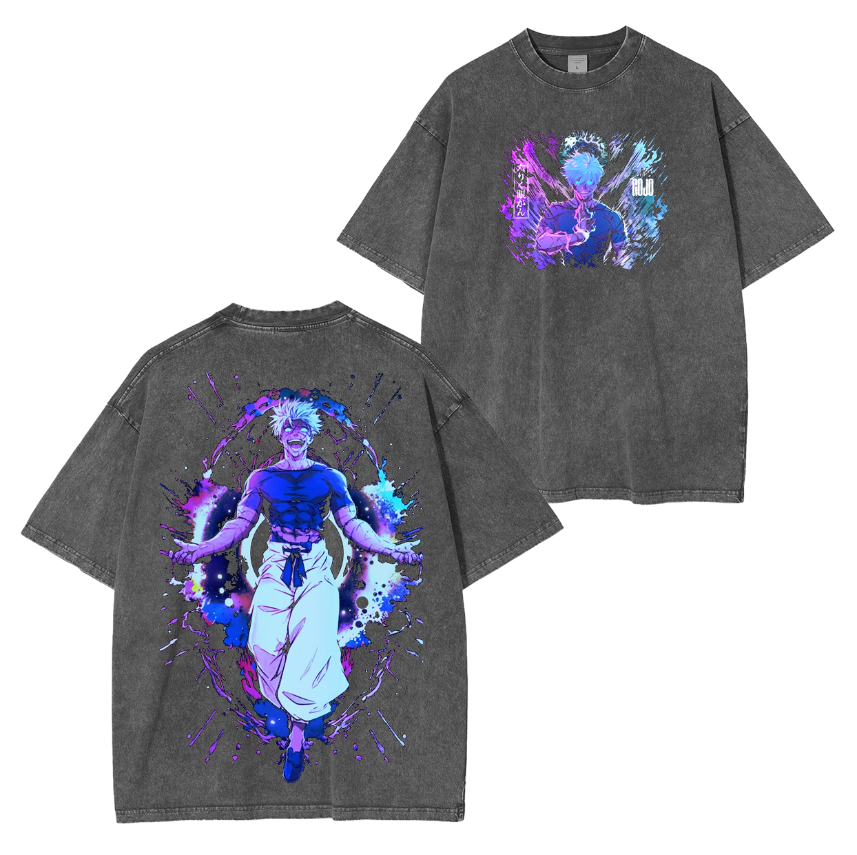 Satoru Gojo,Jujutsu Kaisen Anime Unisex Washed T-Shirt