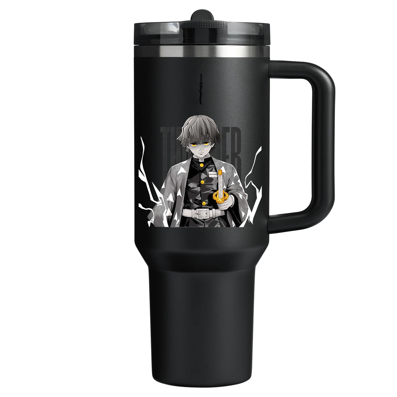 Zenitsu Demon SlayerFlip Straw Tumbler