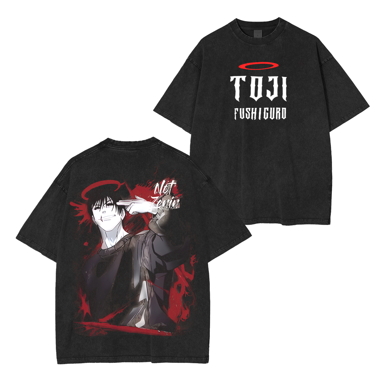 Toji Fushiguro,Jujutsu Kaisen Anime Unisex Washed T-Shirt