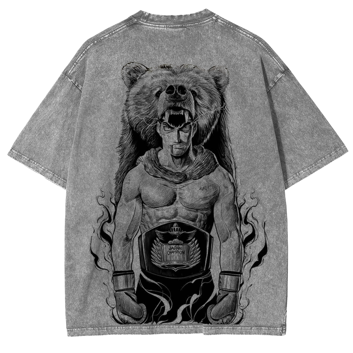 Takamura Mamoru,Hajime no ippo Anime Unisex Washed T-Shirt