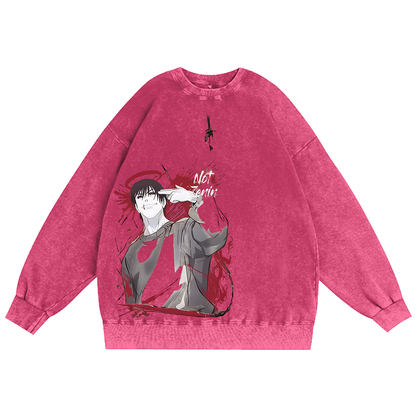 Jujutsu Kaisen Unisex Washed Crewneck Sweatshirt