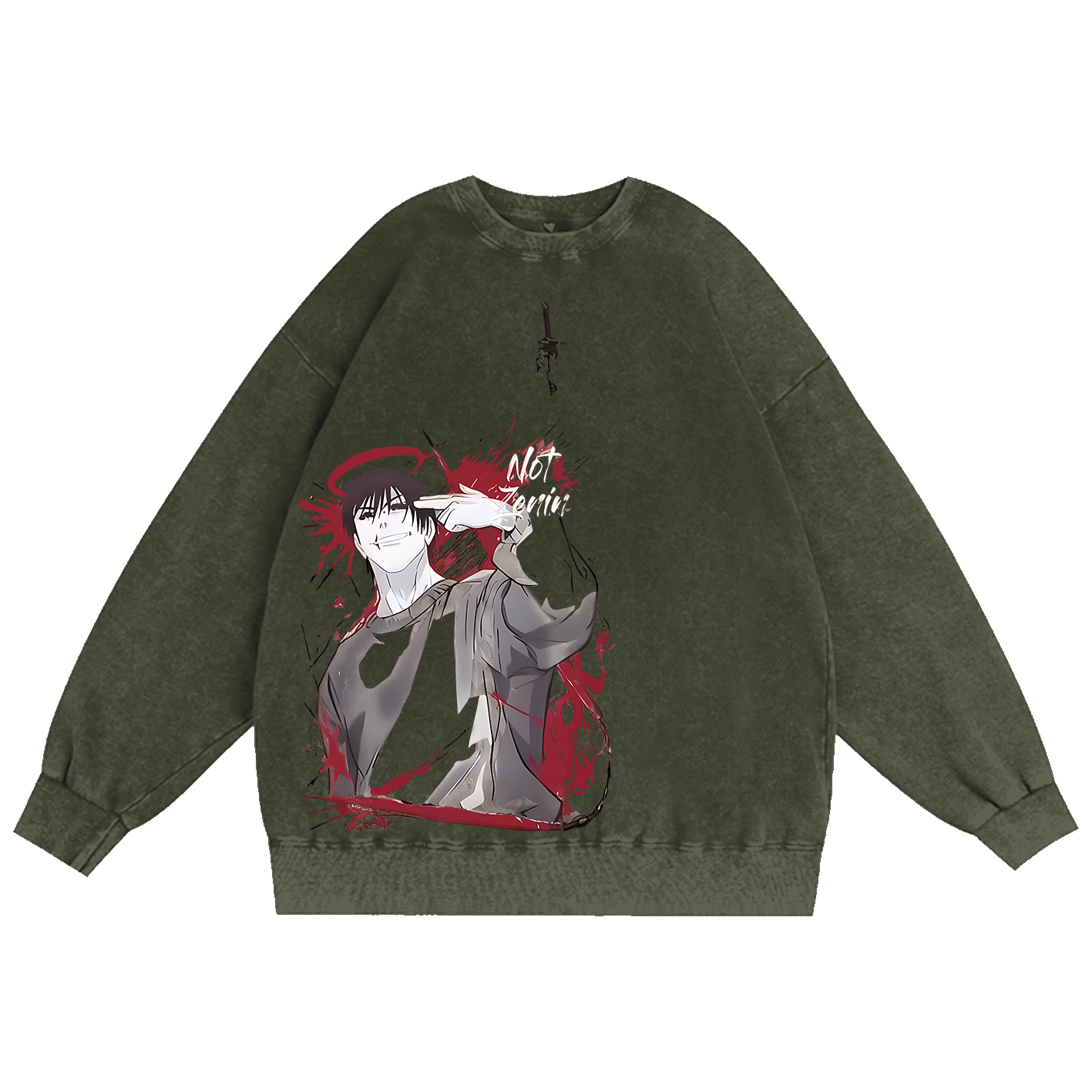 Jujutsu Kaisen Unisex Washed Crewneck Sweatshirt