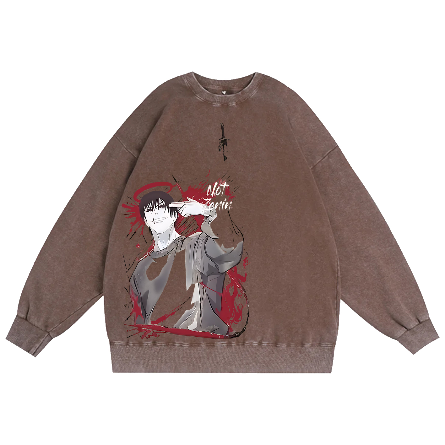 Jujutsu Kaisen Unisex Washed Crewneck Sweatshirt