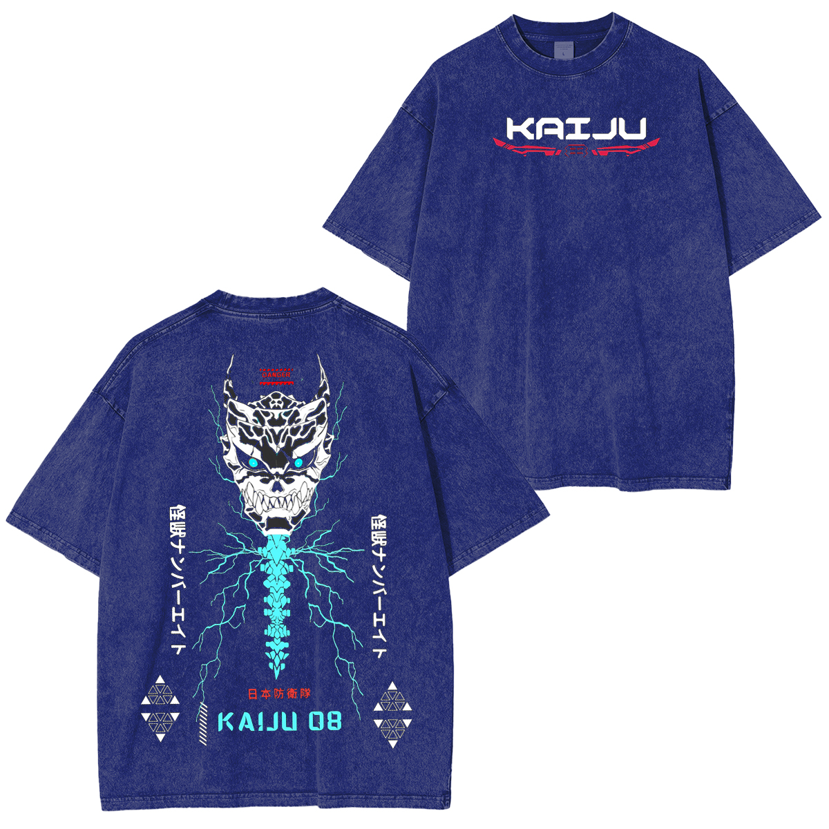Kaiju No. 8 Anime Unisex Washed T-Shirt