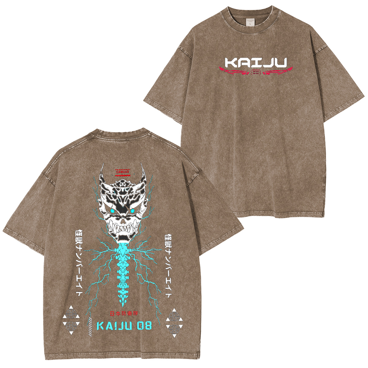 Kaiju No. 8 Anime Unisex Washed T-Shirt