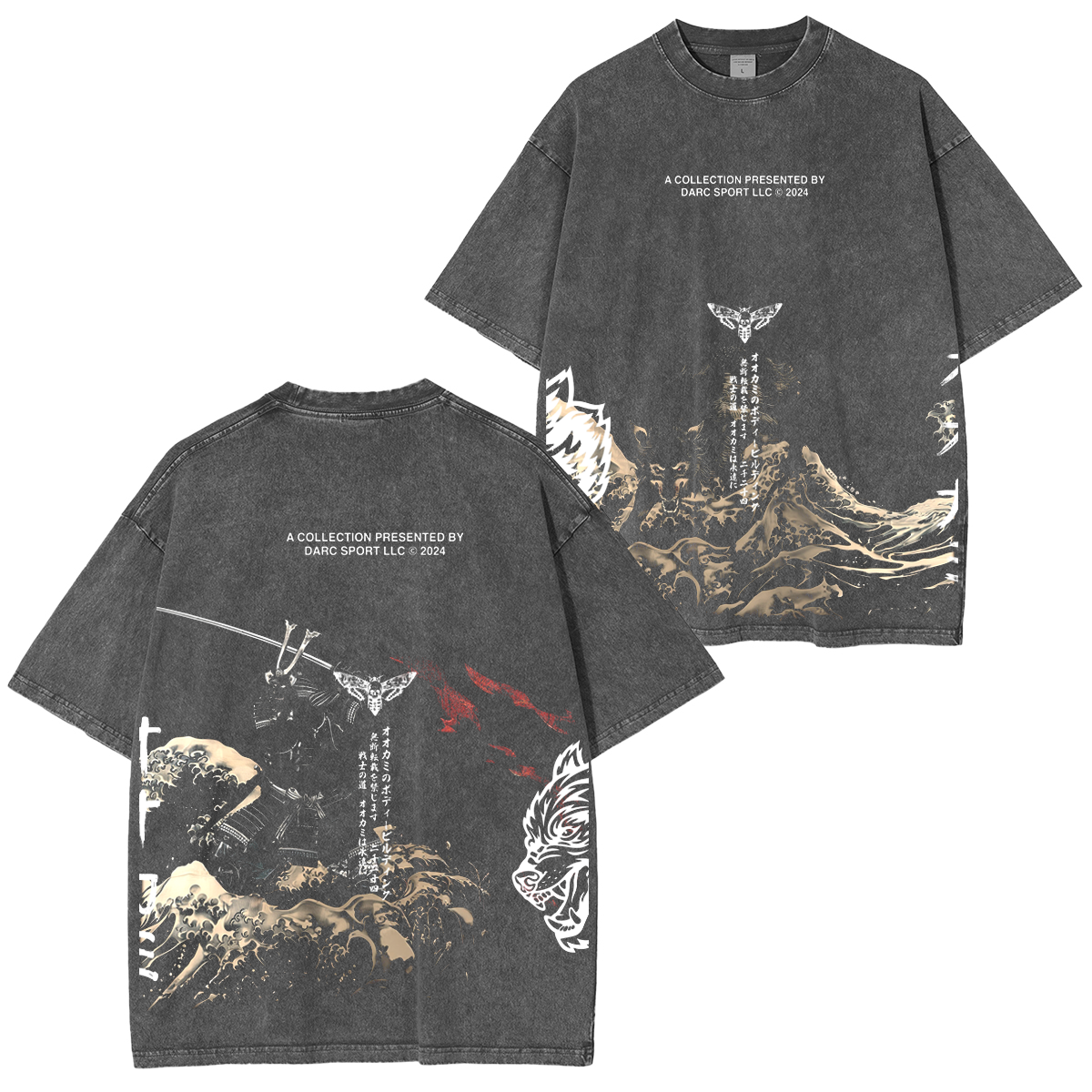 BUSHIDO Unisex Washed T-Shirt