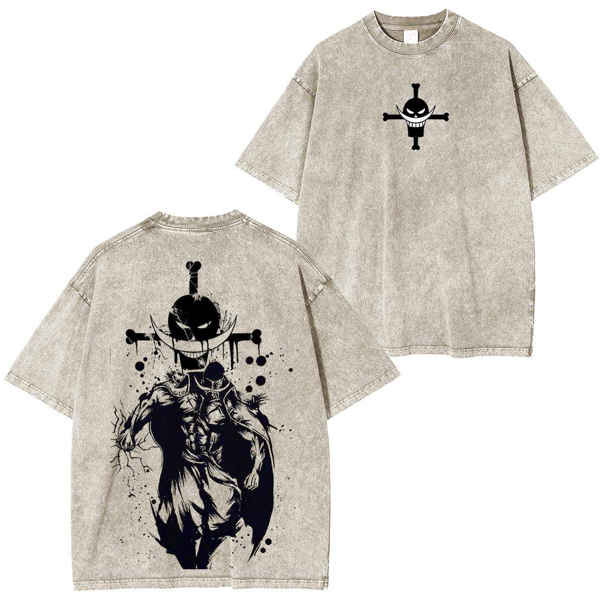 One Piece Anime Unisex Washed T-Shirt