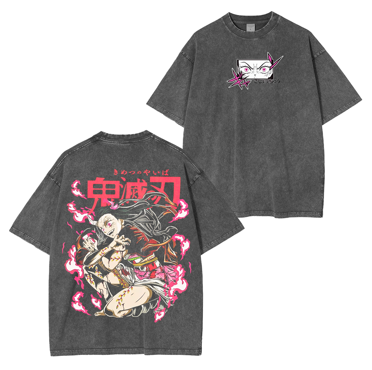 Demon Slaye Anime Unisex Washed T-Shirt