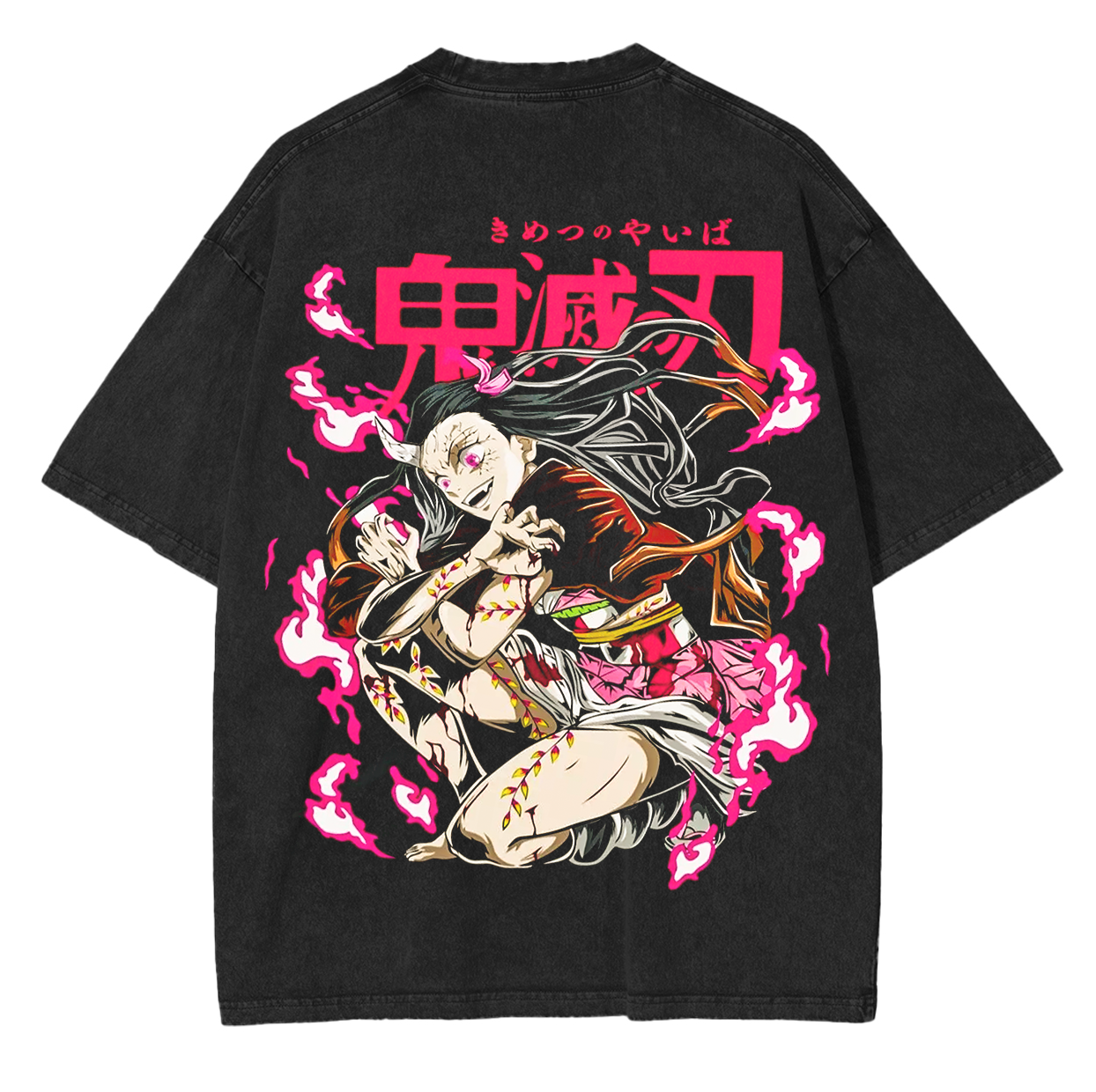 Demon Slaye Anime Unisex Washed T-Shirt