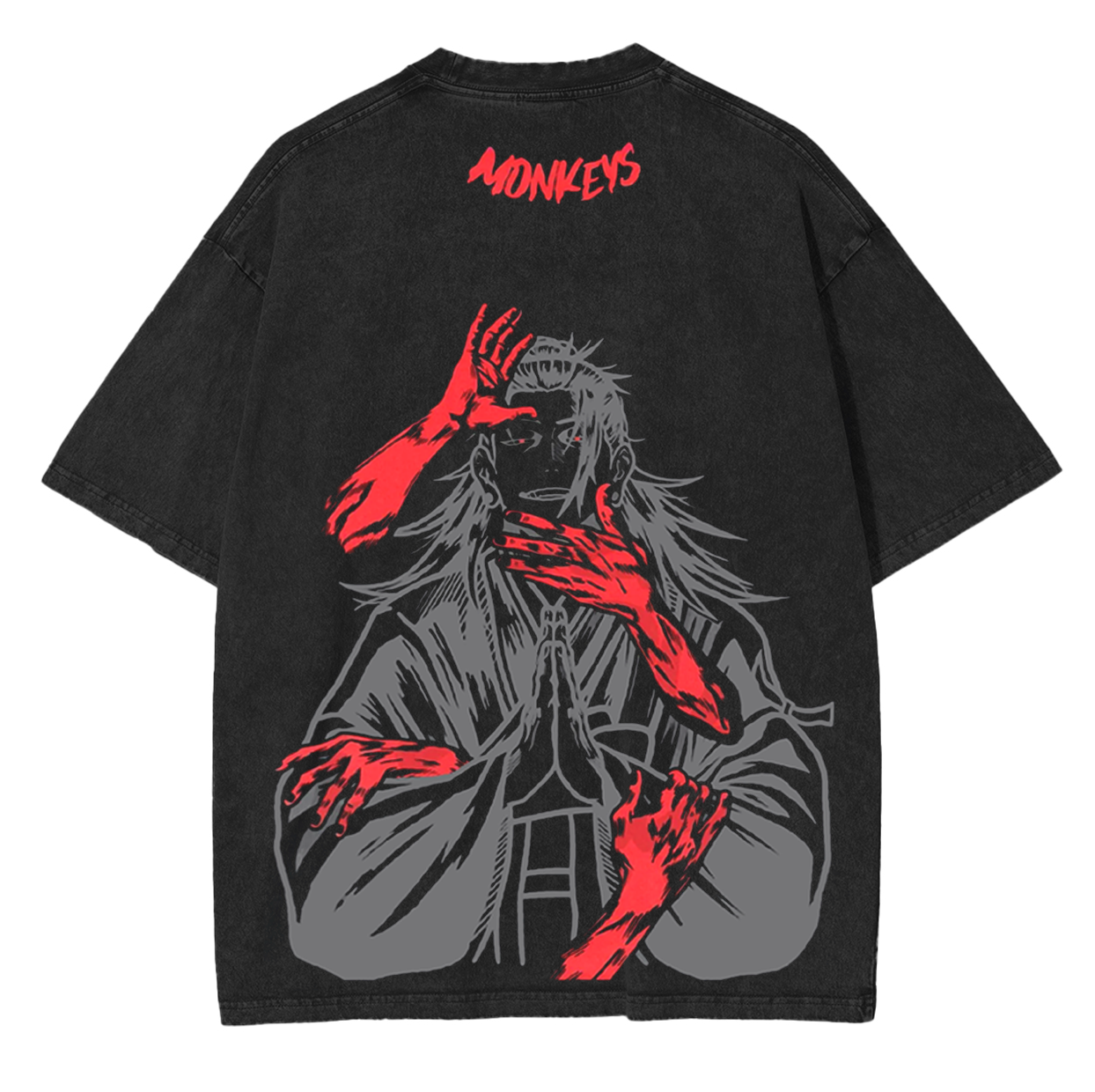 Jujutsu Kaisen Anime Unisex Washed T-Shirt