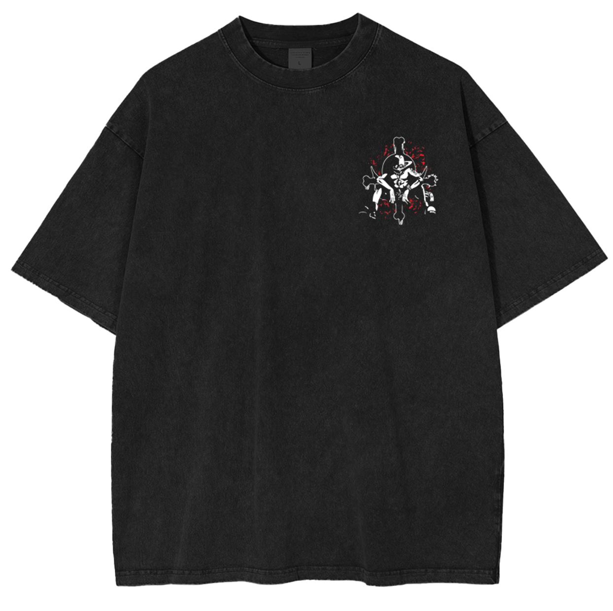 One Piece Anime Unisex Washed T-Shirt