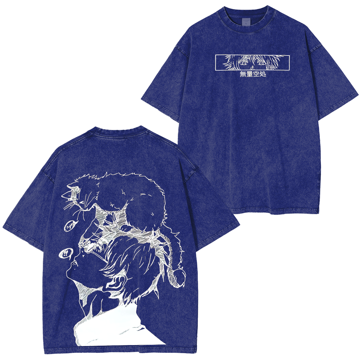 Jujutsu Kaisen Satoru Gojo Anime Unisex Washed T-Shirt