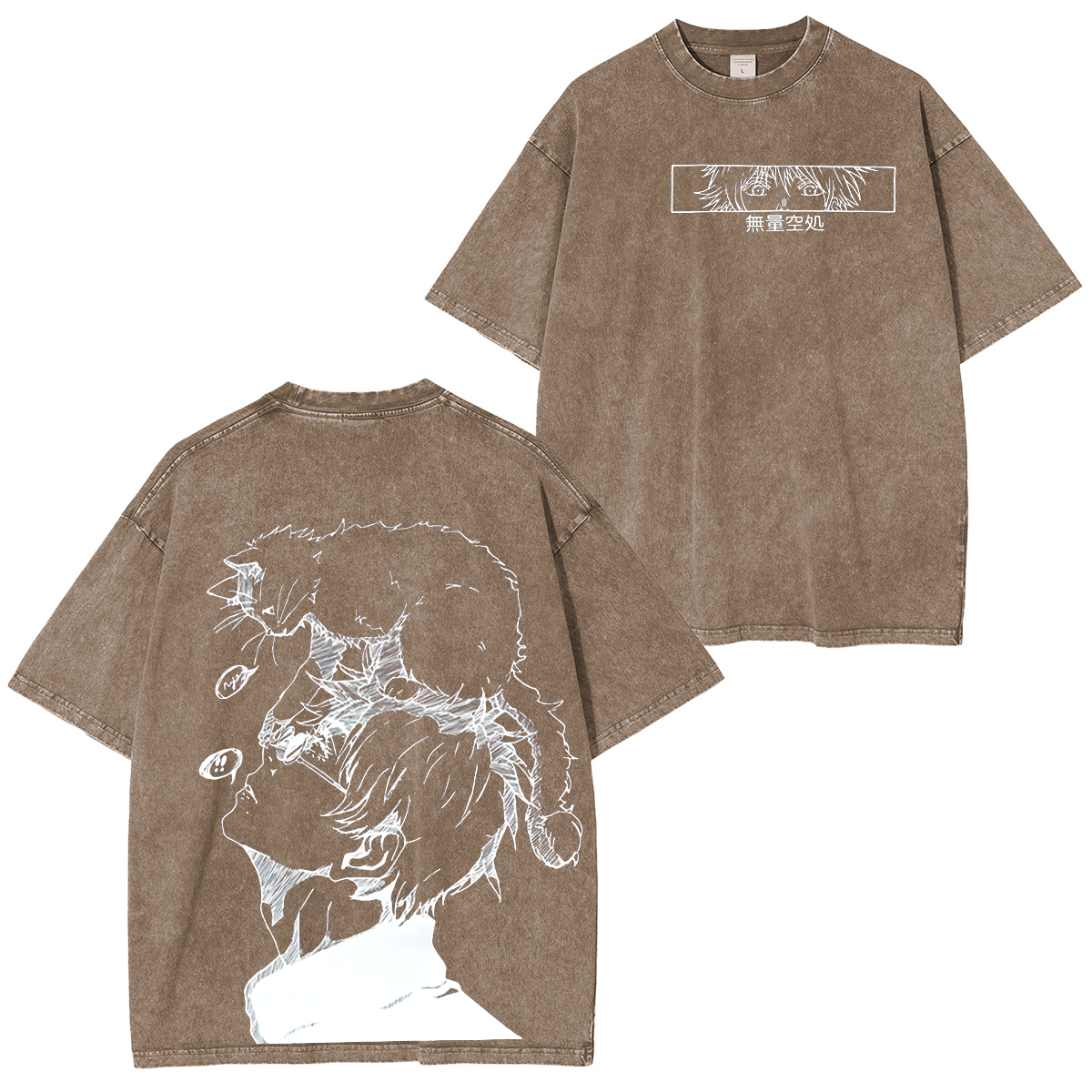 Jujutsu Kaisen Satoru Gojo Anime Unisex Washed T-Shirt