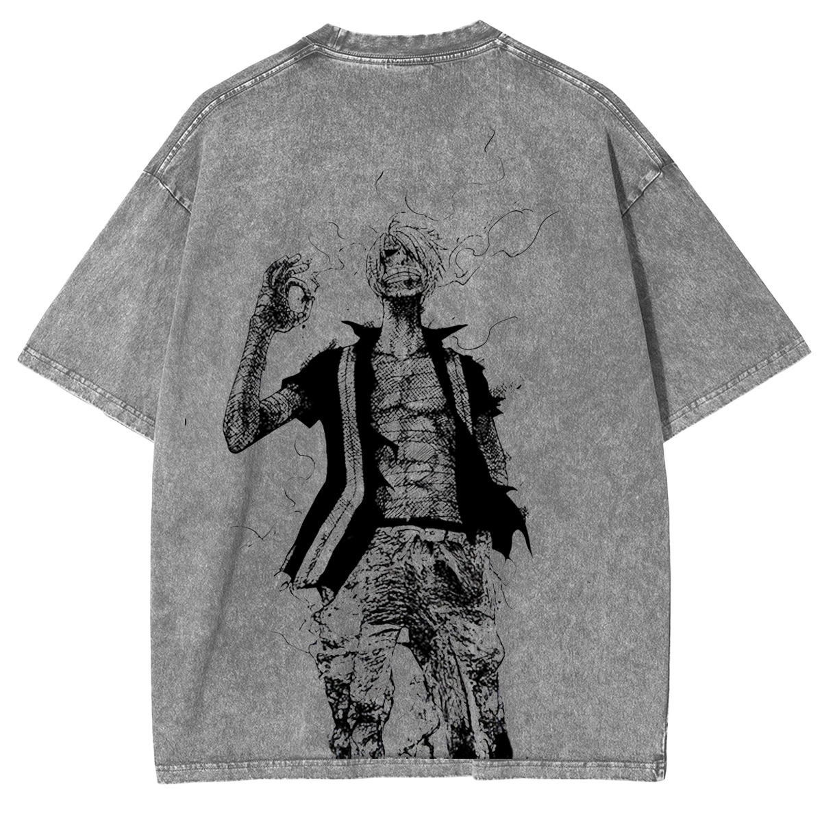 Sanji,One Piece Anime Unisex Washed T-Shirt
