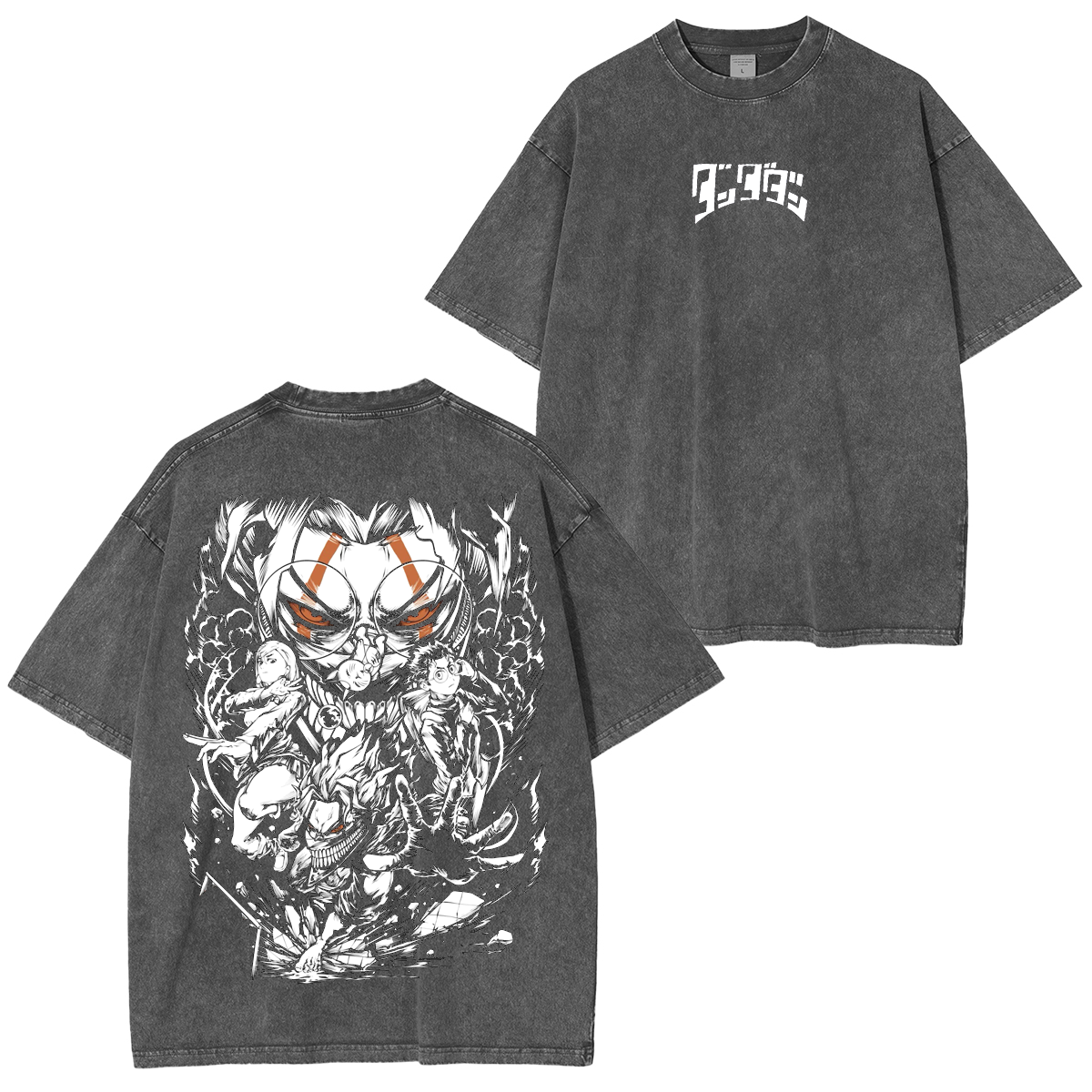 Dandadan  Anime Unisex Washed T-Shirt