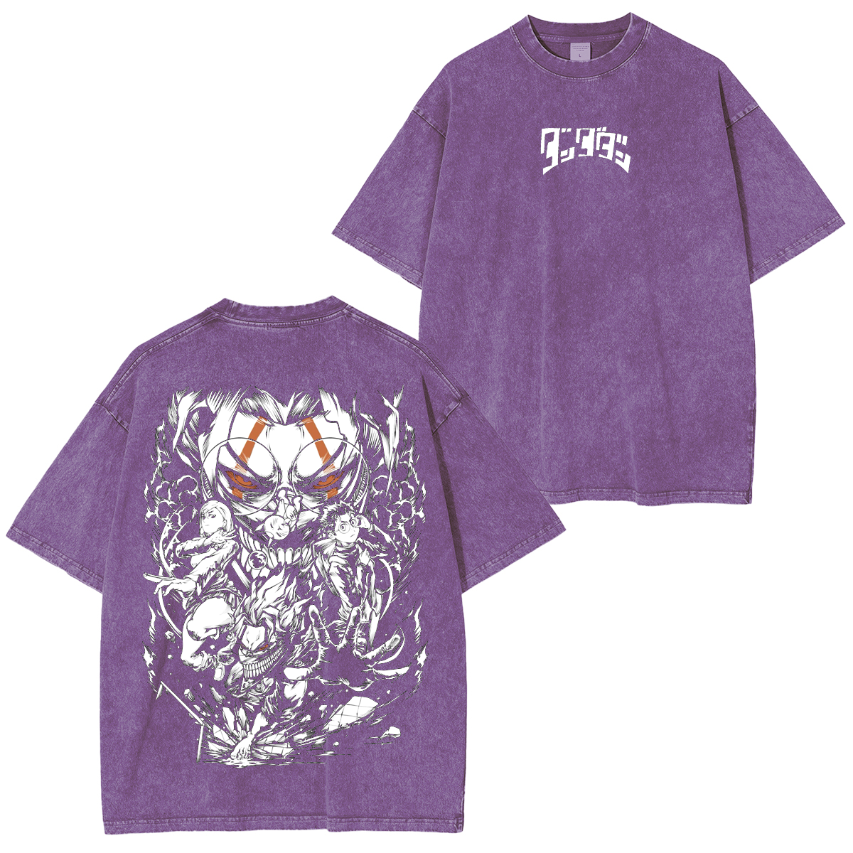 Dandadan  Anime Unisex Washed T-Shirt