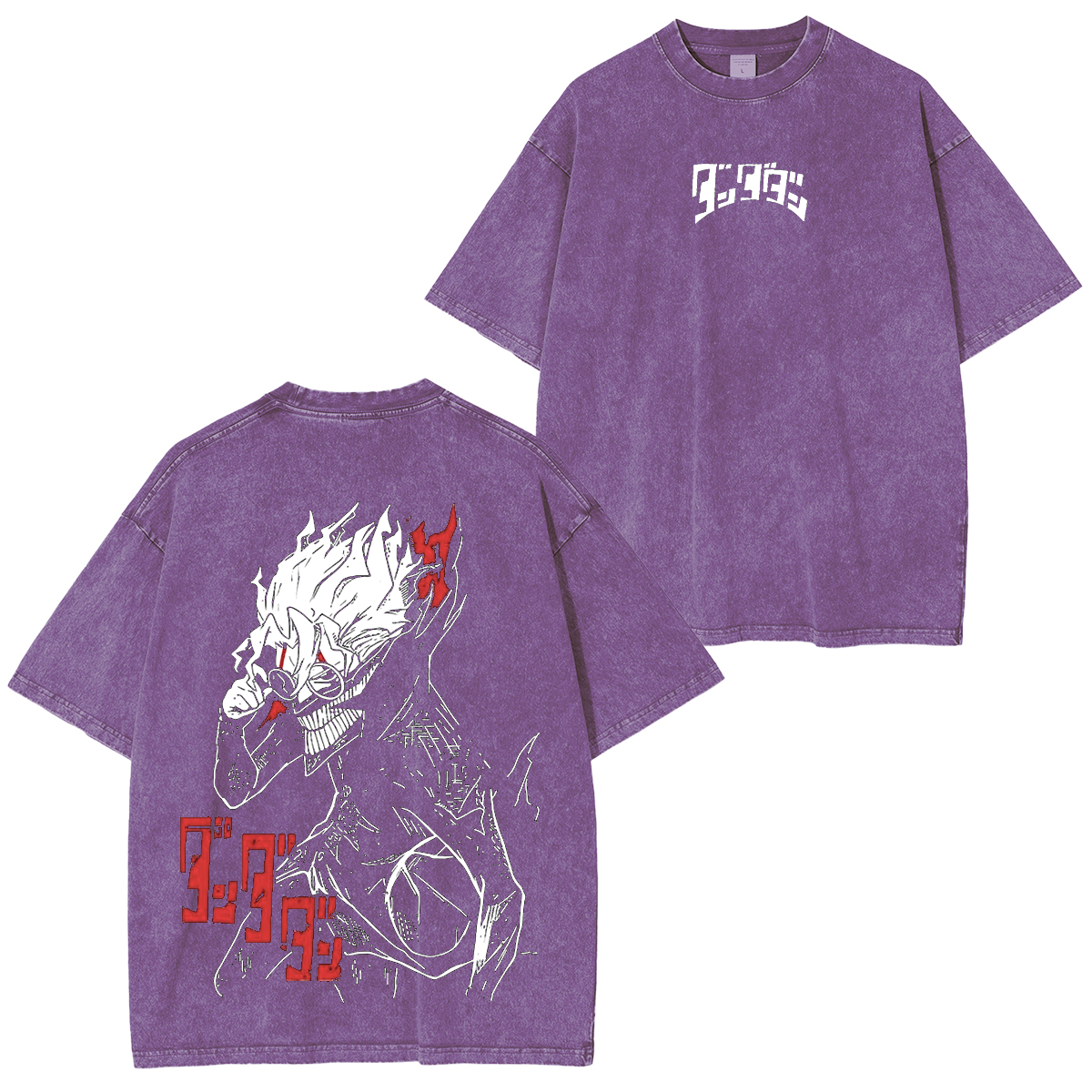 Dandadan  Anime Unisex Washed T-Shirt