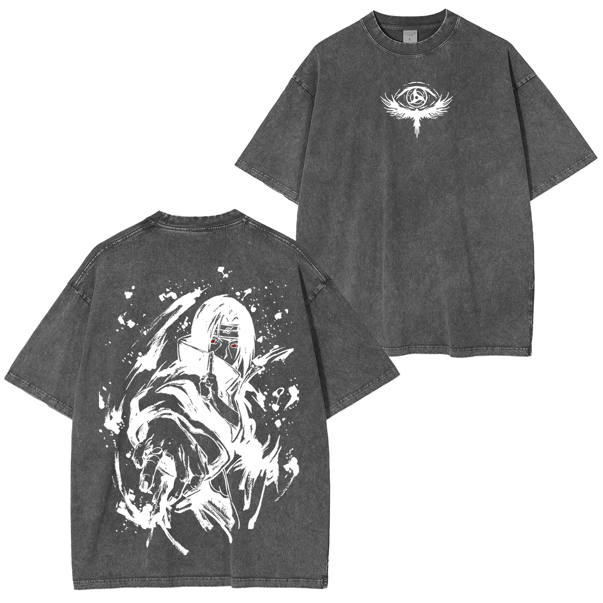 Itachi Uchiha Naruto Anime Unisex Washed T-Shirt