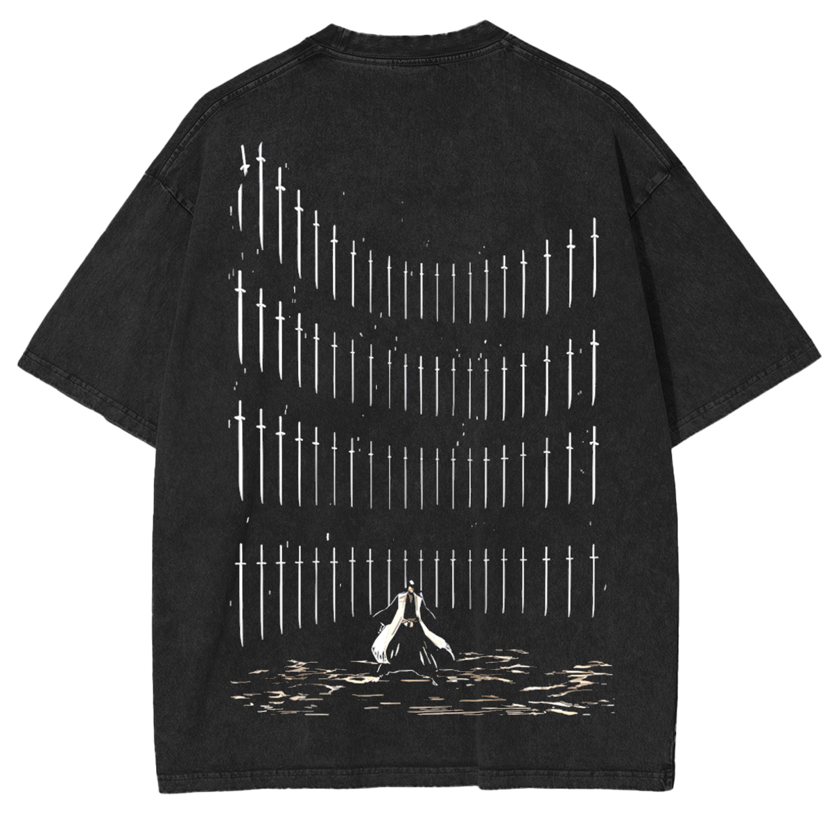 Bleach Bankai Combo Anime Unisex Washed T-Shirt