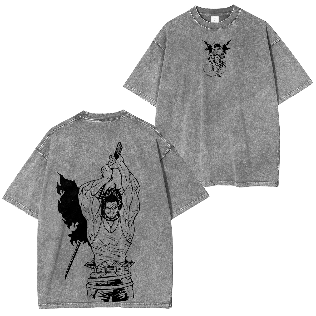 Yami Sukehiro,Black Clover Anime Unisex Washed T-Shirt
