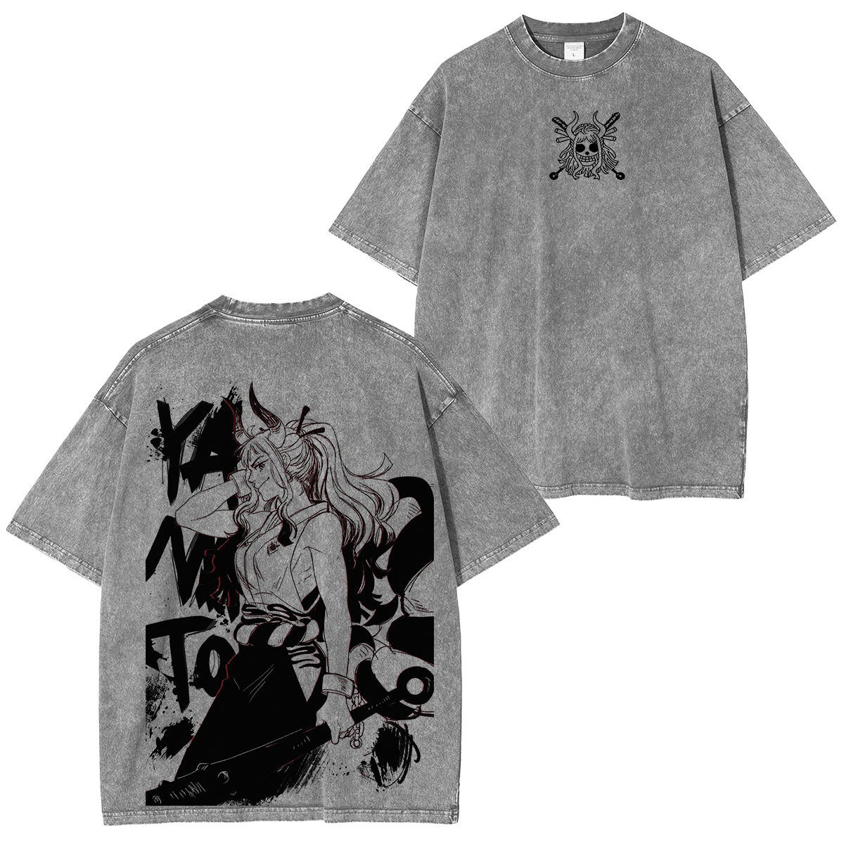One Piece Anime Unisex Washed T-Shirt